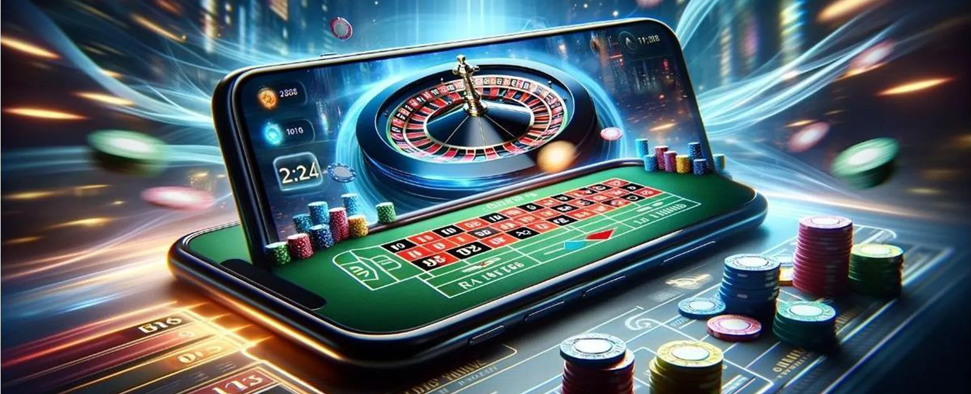 8k8 Casino App Background with vibrant casino elements